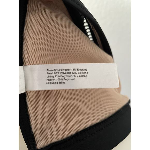 Wolf & Whistle Swim Sz 4D/DD Bikini Top Triangle Ruffled Mesh Swimwear - Picture 9 of 9